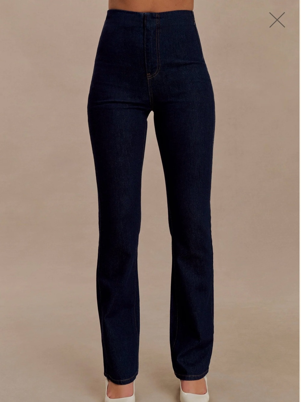 Meshki Jericho Straight Leg Jeans Indigo Blue Size 12